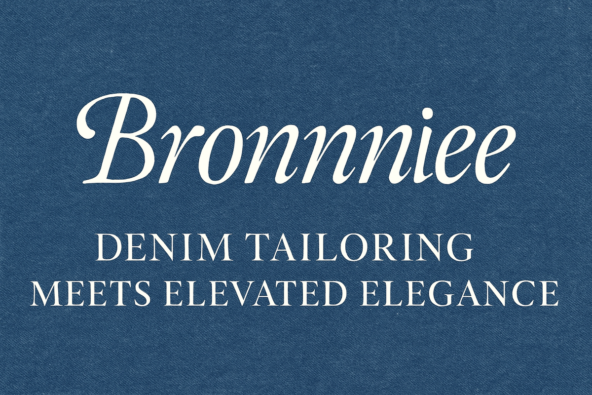 Structured Confidence: Denim Tailoring Meets Elegance