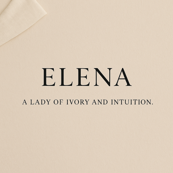 A Lady of Ivory: Whisper from the Wardrobes of Yesterday