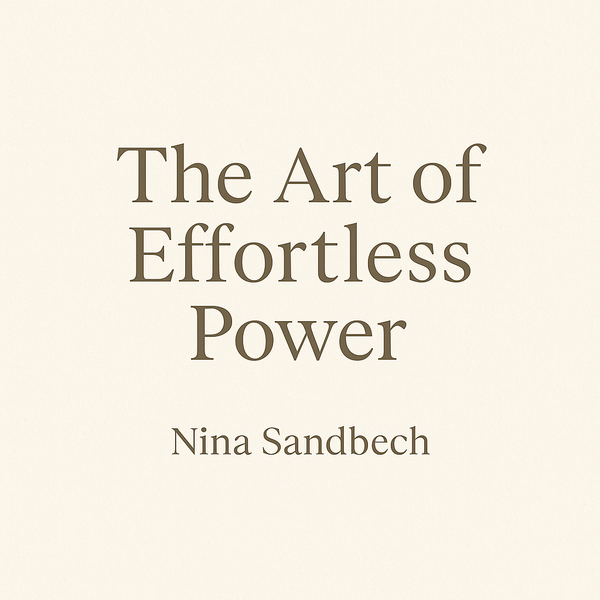 Polished Silence: Nina Sandbech’s Cream Statement
